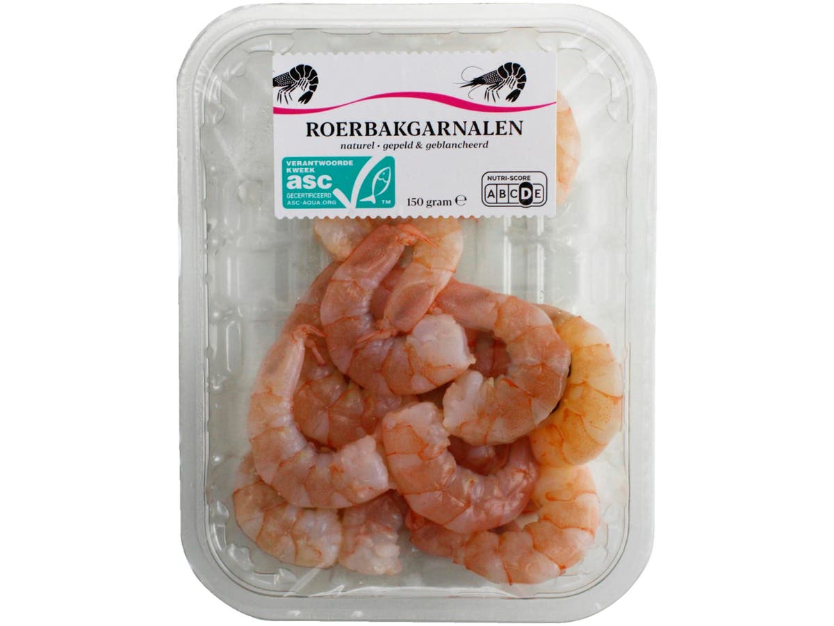 Wokgarnalen naturel Wokgarnalen naturel