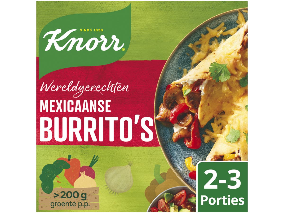 Wereldgerechten maaltijdpakket mexicaanse burrito's Wereldgerechten maaltijdpakket mexicaanse burrito's
