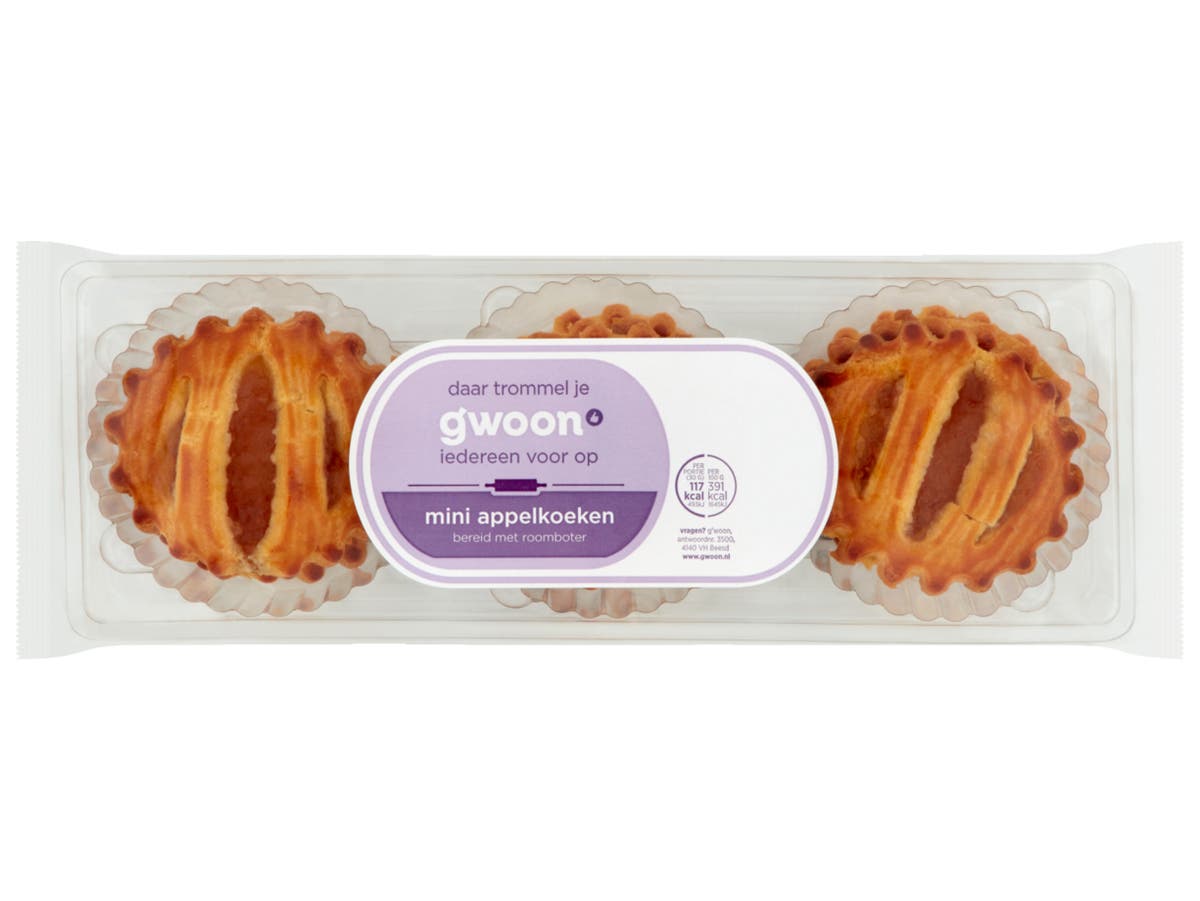 Roomboter mini appelkoeken Roomboter mini appelkoeken