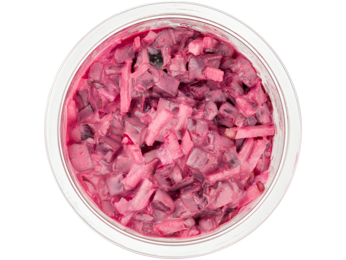Rode bieten salade