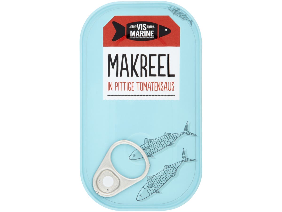 Makreel in tomatensaus Makreel in tomatensaus