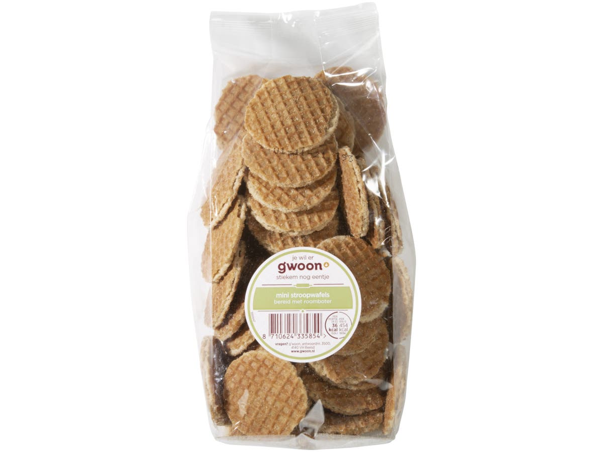 Mini stroopwafels Mini stroopwafels