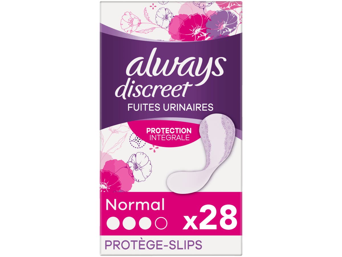 Discreet liners normal plus