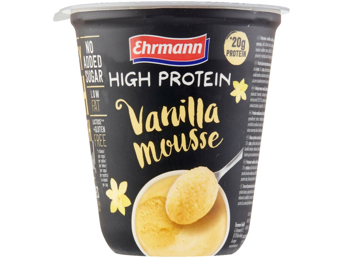 High proteine mousse vanilla