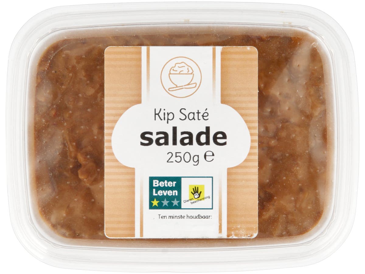 Kip sate salade Kip sate salade