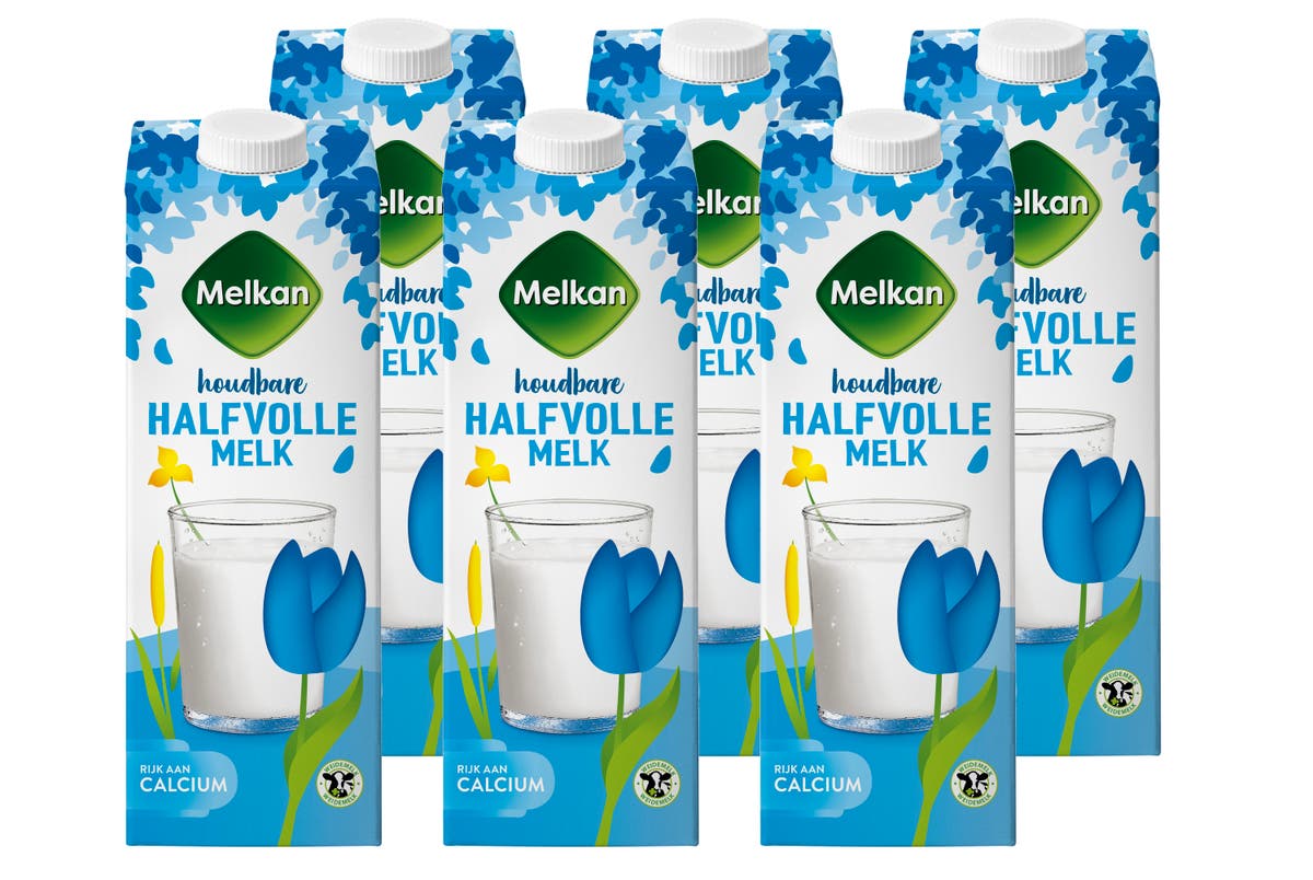 Voordeelverpakking halfvolle melk houdbaar