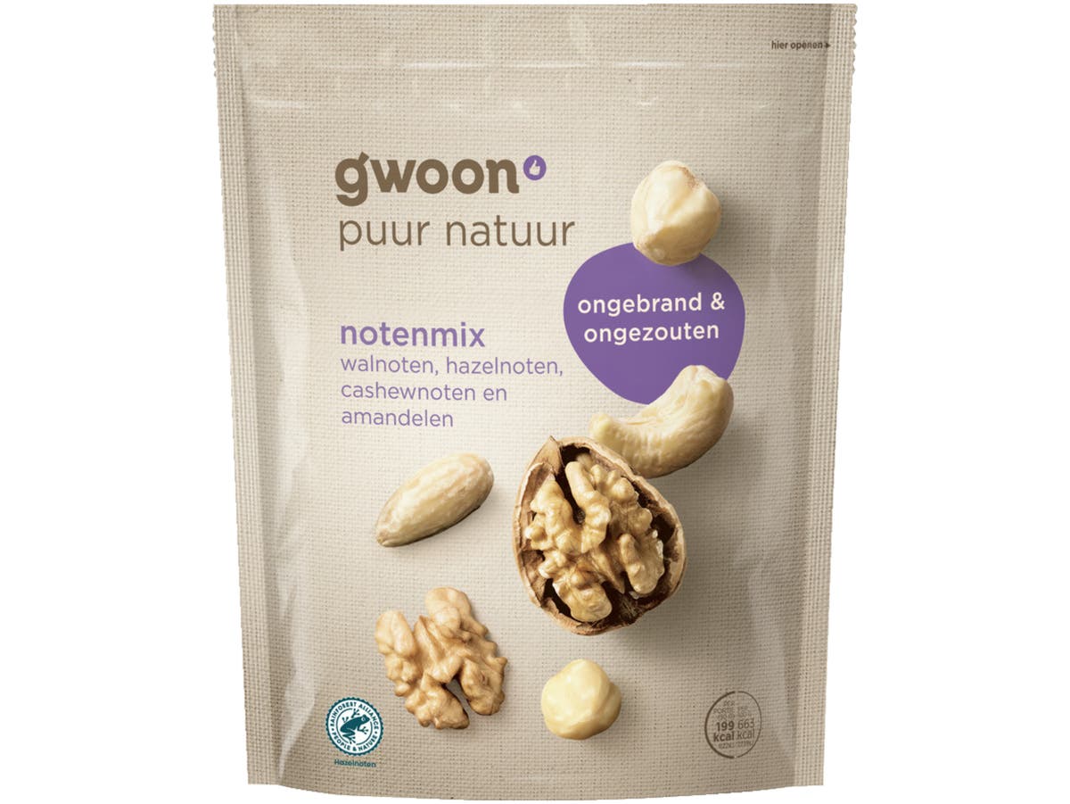 Notenmelange ongebrand ongezouten