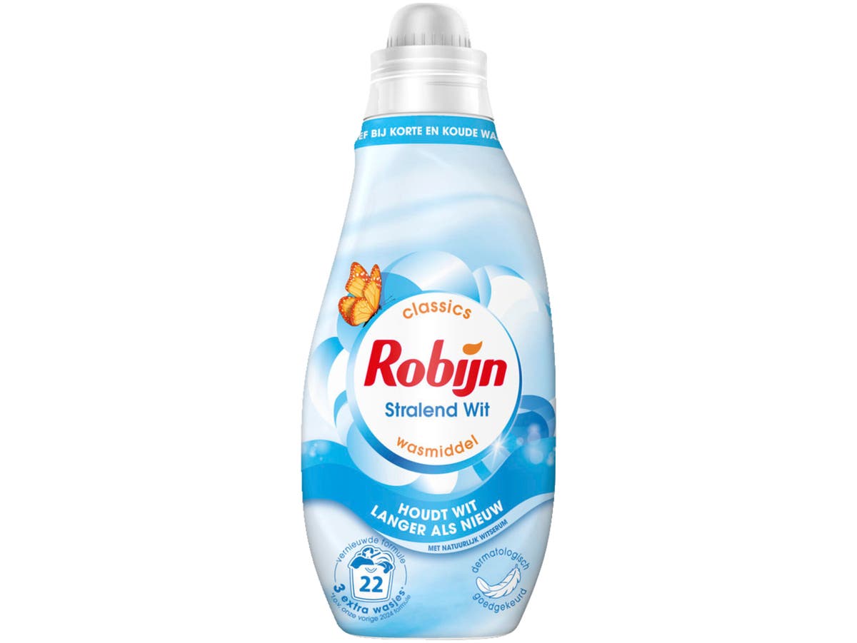 Wasmiddel klein & krachtig stralend wit Wasmiddel klein & krachtig stralend wit