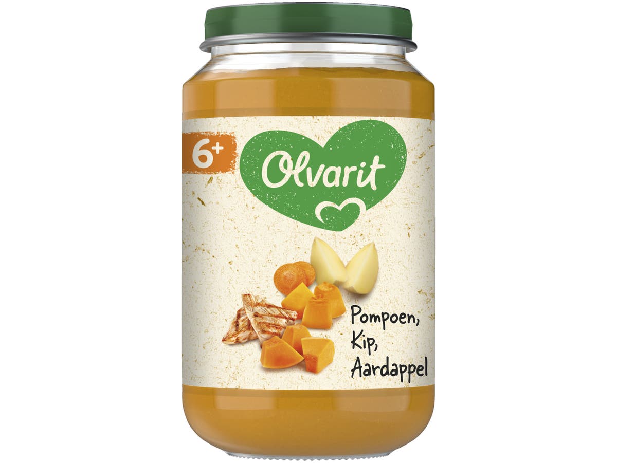 6+ Maanden Pompoen Kip Aardappel