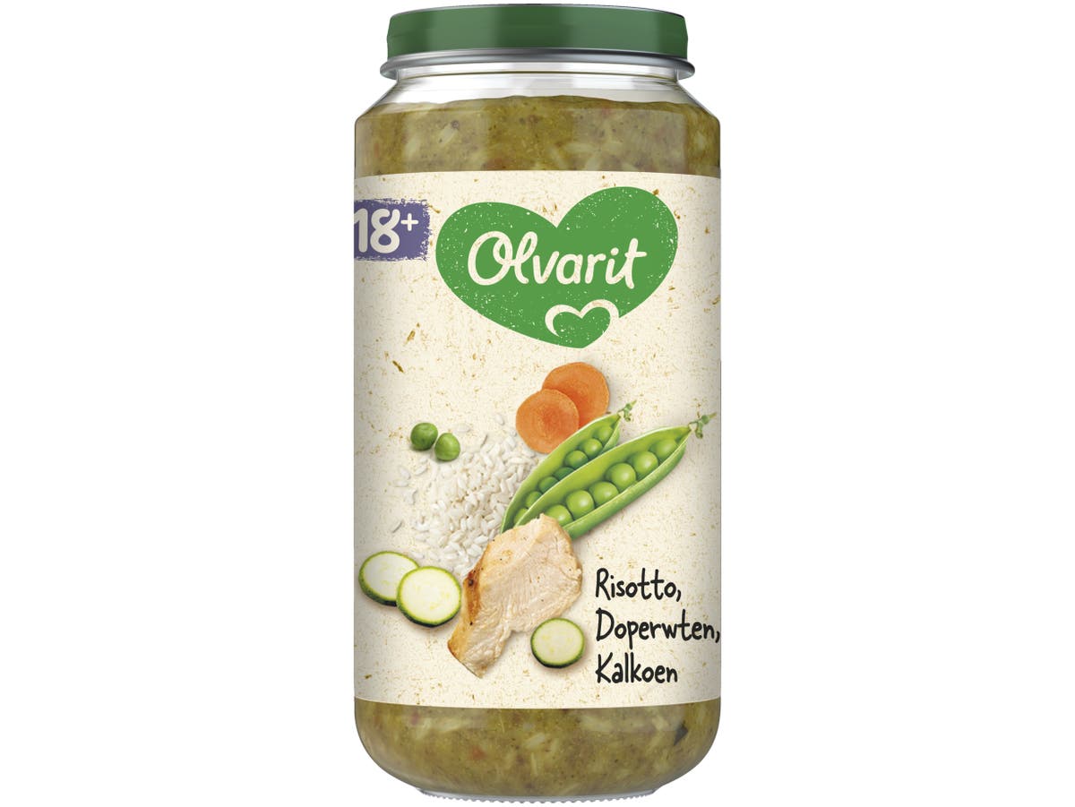 18+ Maanden Risotto Doperwten Kalkoen 18+ Maanden Risotto Doperwten Kalkoen