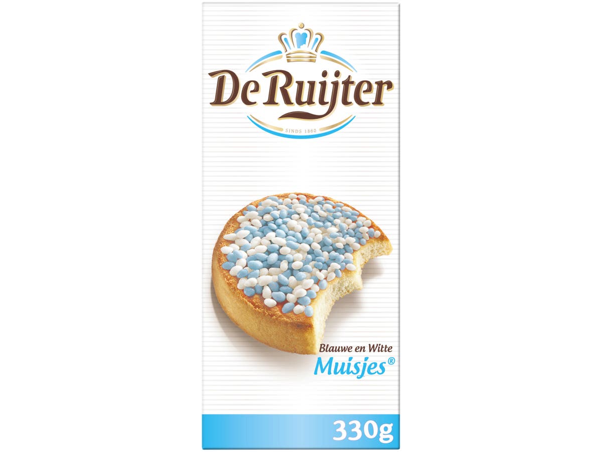 Blauwe en witte muisjes