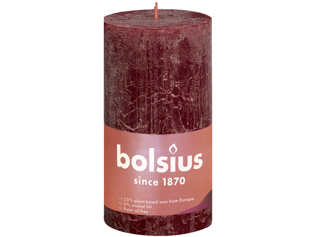 Stopkaars bordeaux 13 cm Stopkaars bordeaux 13 cm
