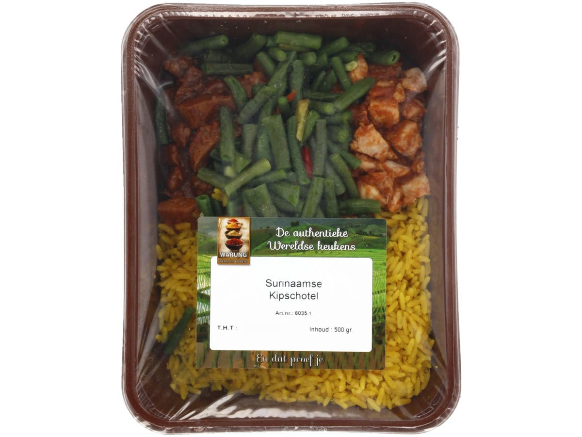 Surinaamse kipschotel