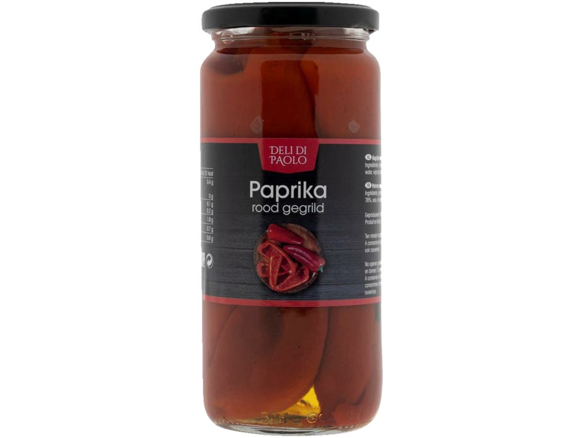 Paprika gegrild rood