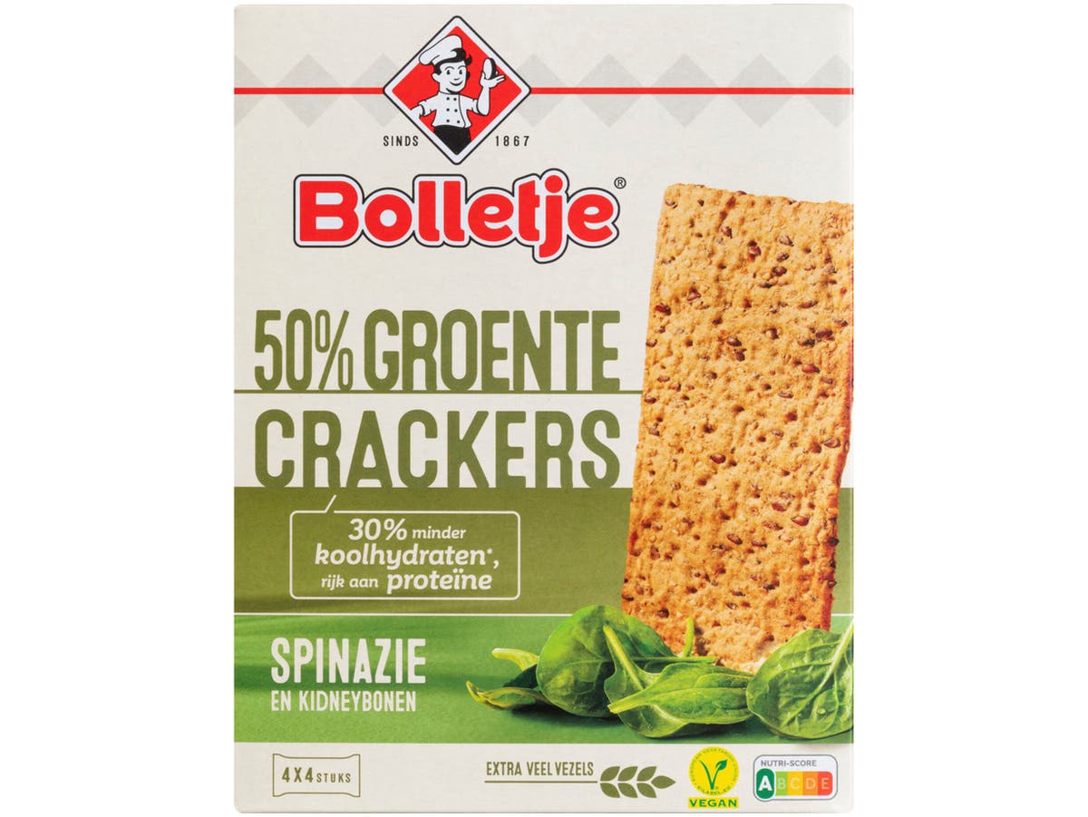 Groentecrackers Spinazie Groentecrackers Spinazie