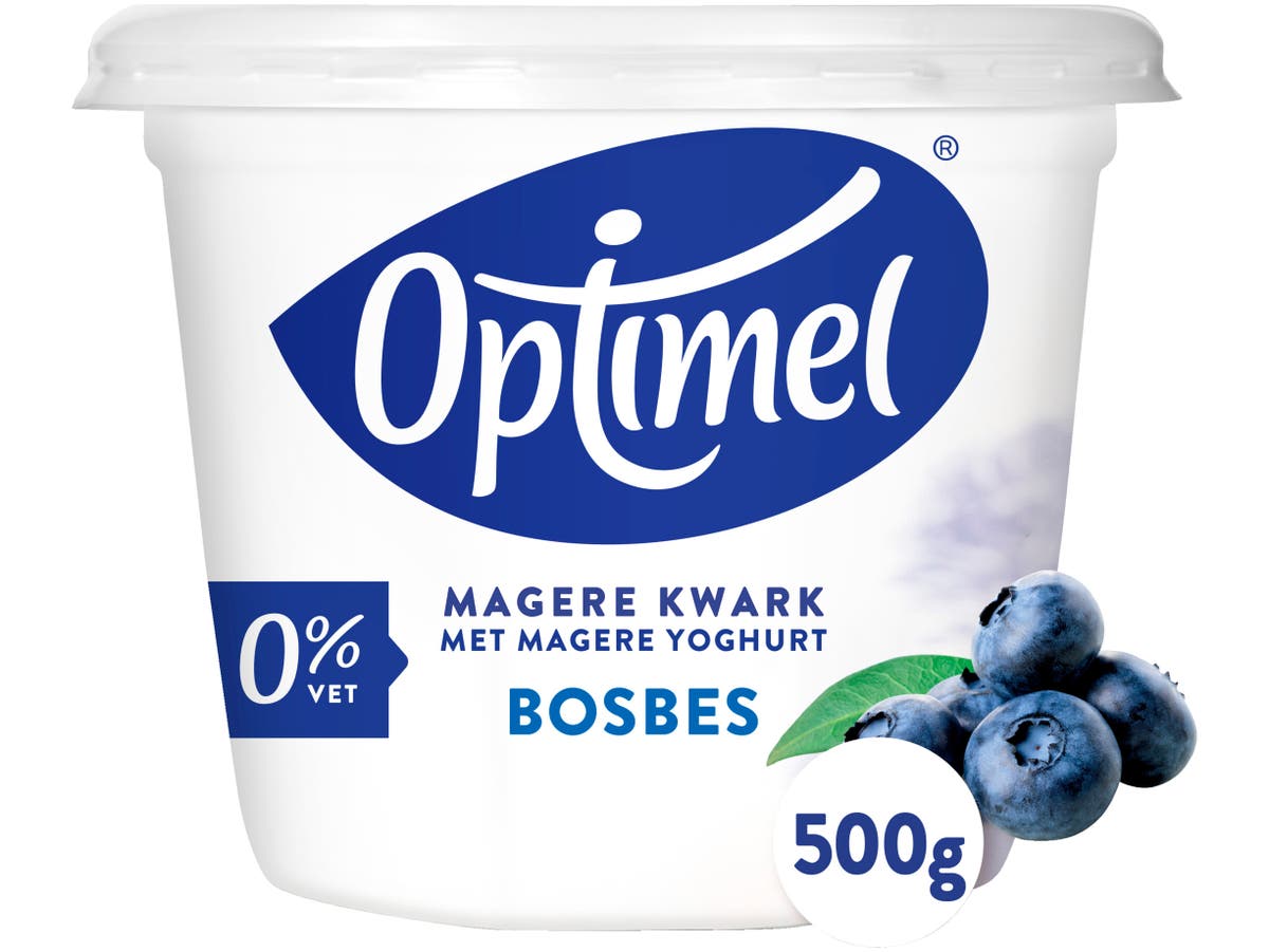 Magere kwark bosbes Magere kwark bosbes