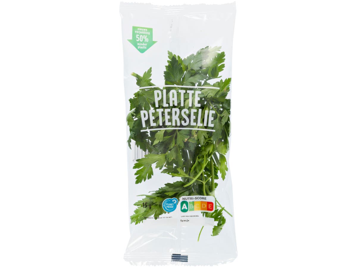 Verse platte peterselie