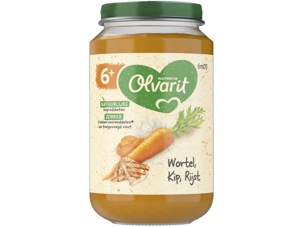 Wortel kip rijst 6 maanden Wortel kip rijst 6 maanden