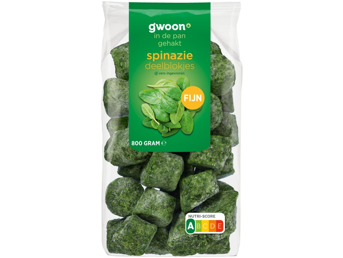 Spinazie fijn gehakt