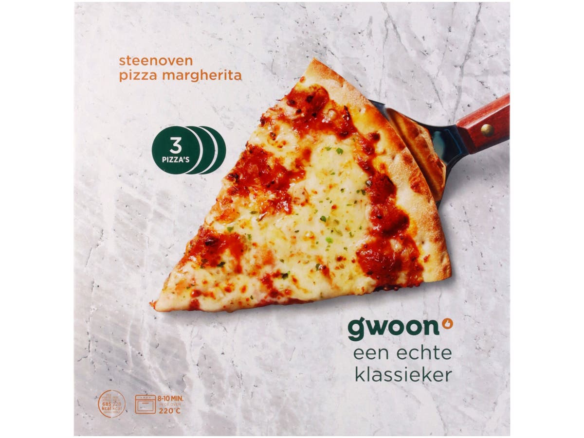 Steenoven pizza margherita