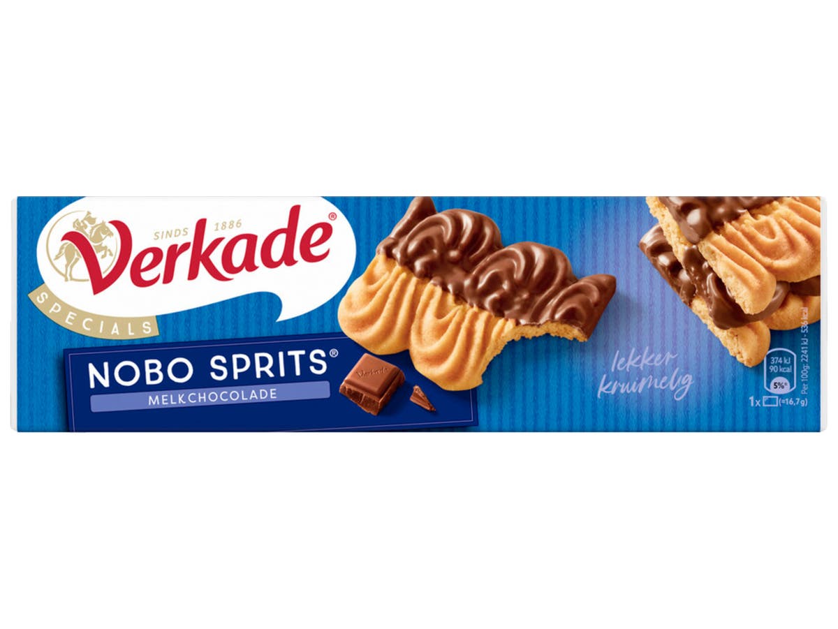 Nobo sprits melkchocolade Nobo sprits melkchocolade