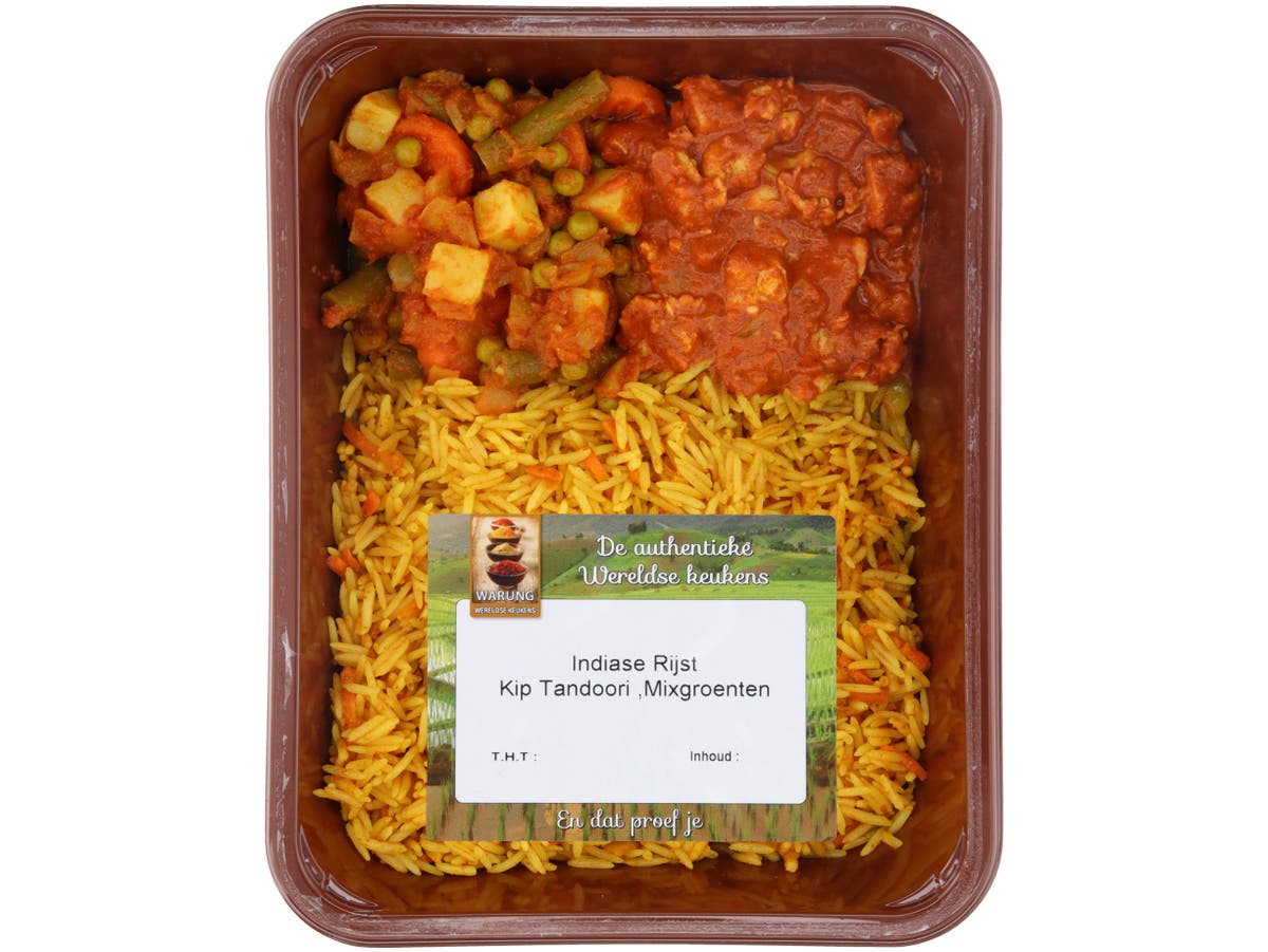 Indiase rijst kip tandoori