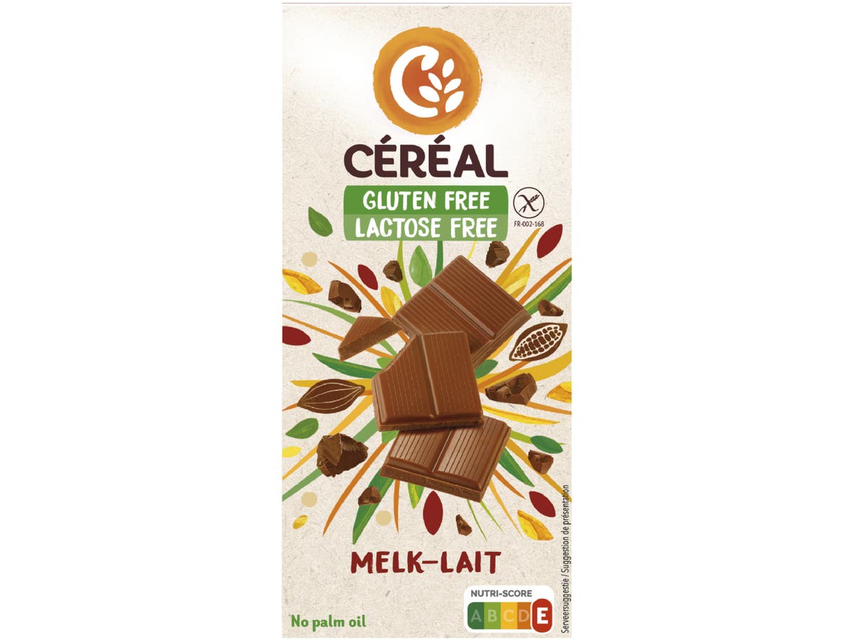 Glutenvrije melkchocolade reep Glutenvrije melkchocolade reep