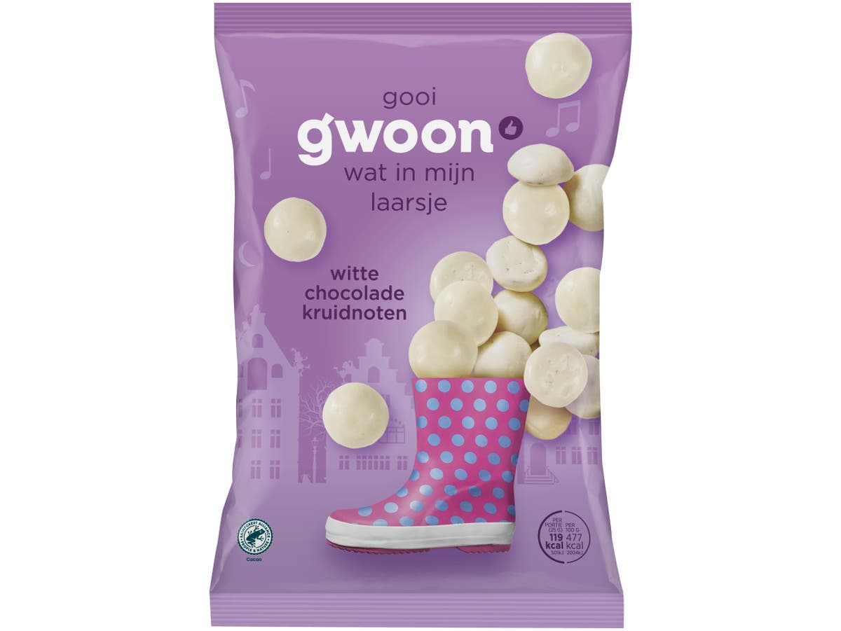 Kruidnoten chocolade wit