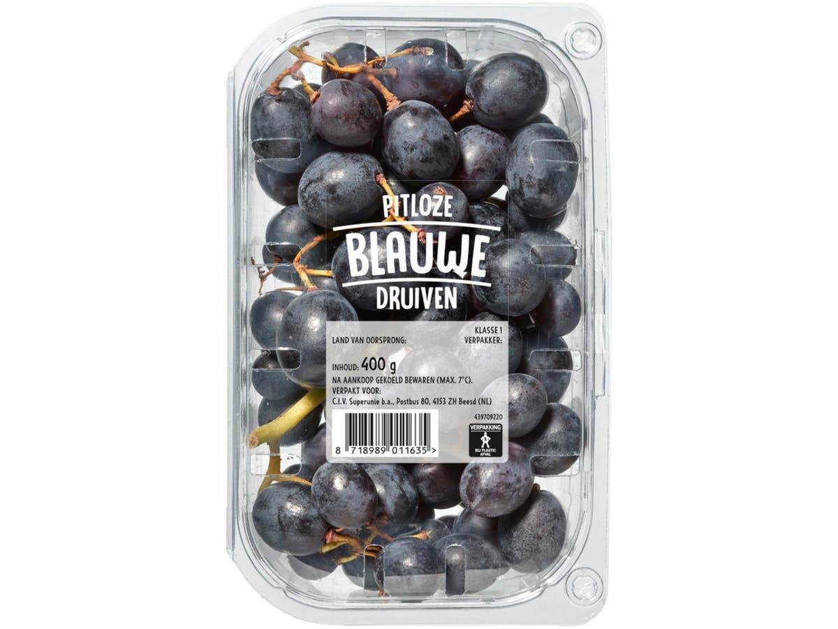 Sable druiven blauw pitloos