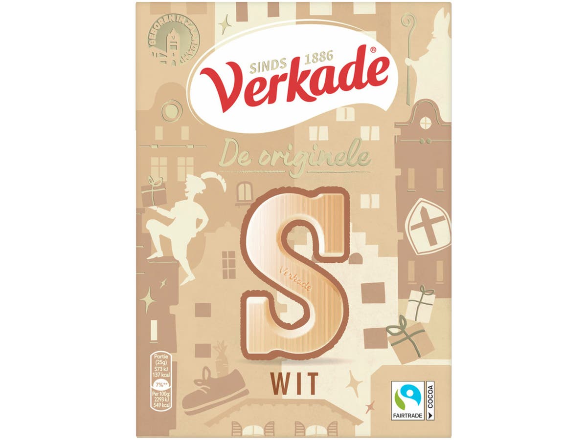 Chocoladeletter wit