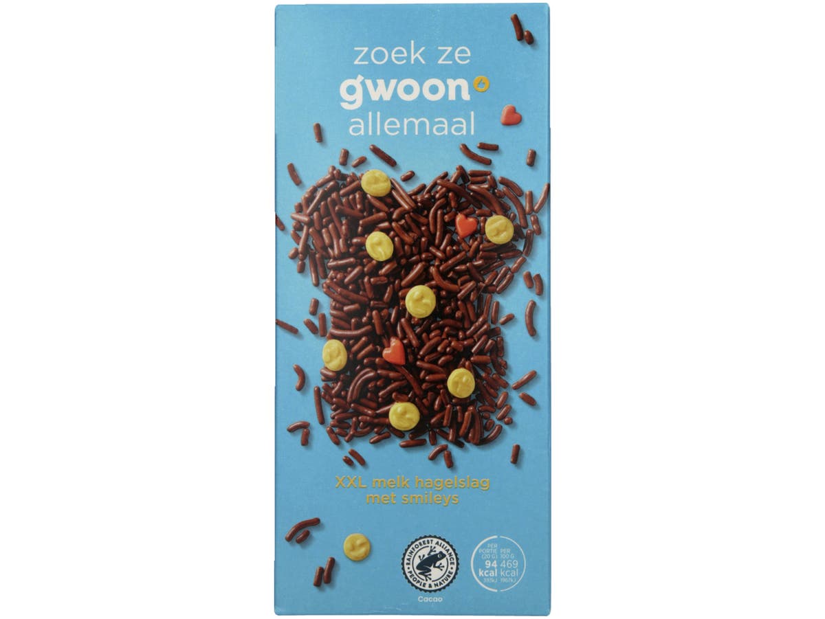 XXL hagelslag melk met jammies XXL hagelslag melk met jammies