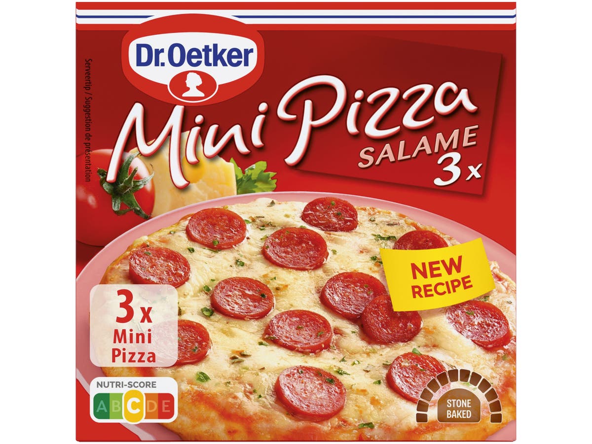 Mini pizza salame Mini pizza salame