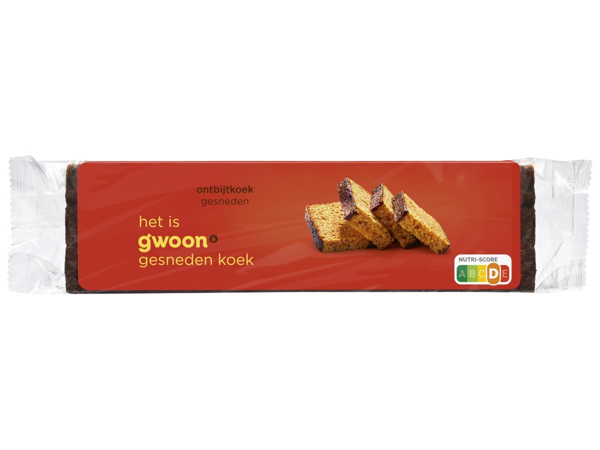 Gesneden ontbijtkoek