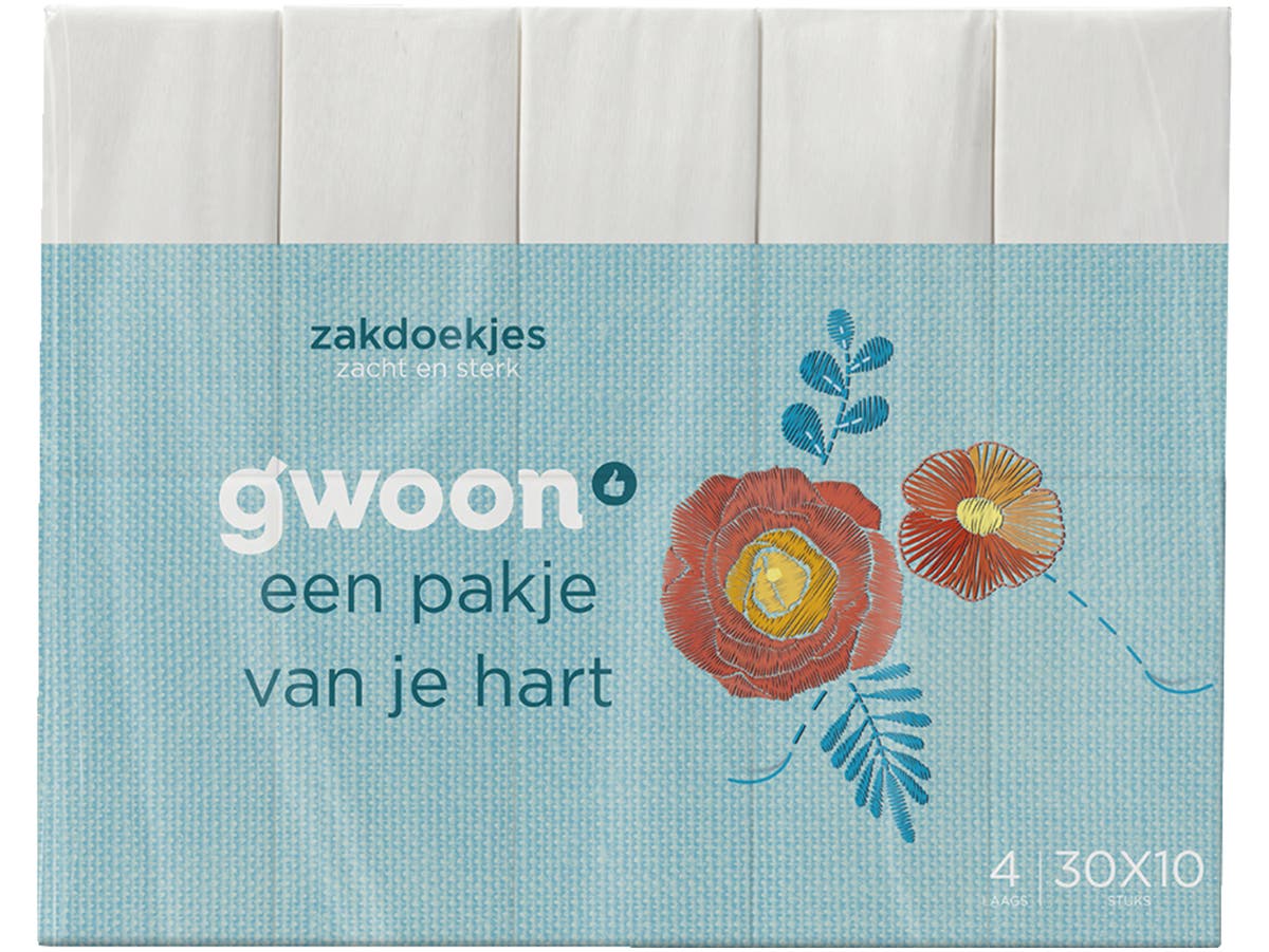 Zakdoekjes 4 laags