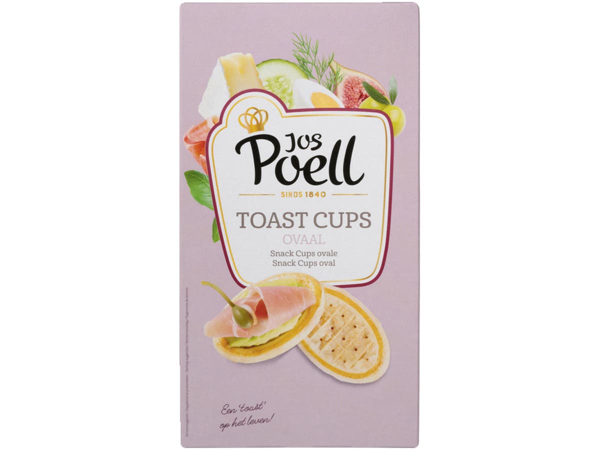 Snack cups ovaal
