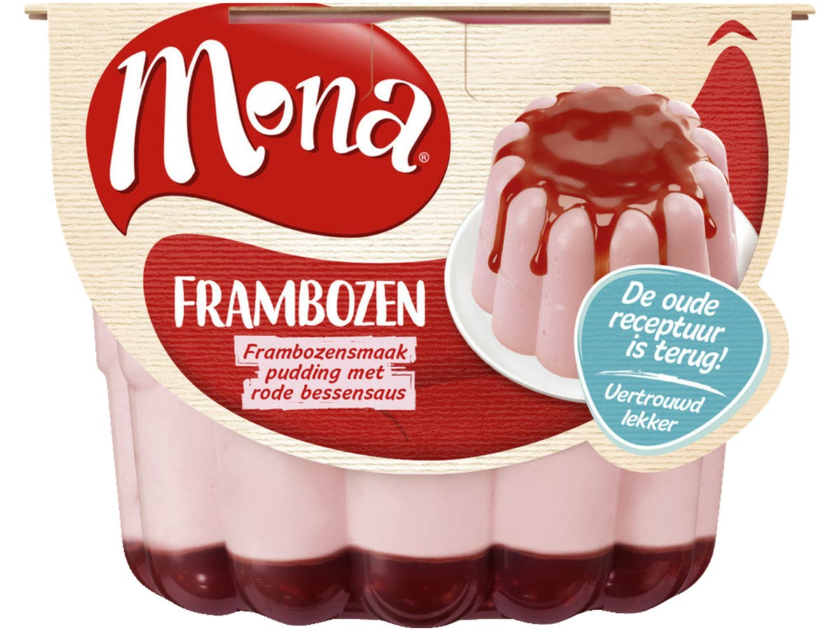 Pudding frambozen