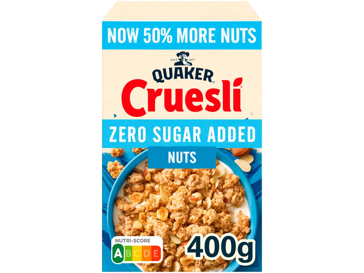 Cruesli noten zero sugar
