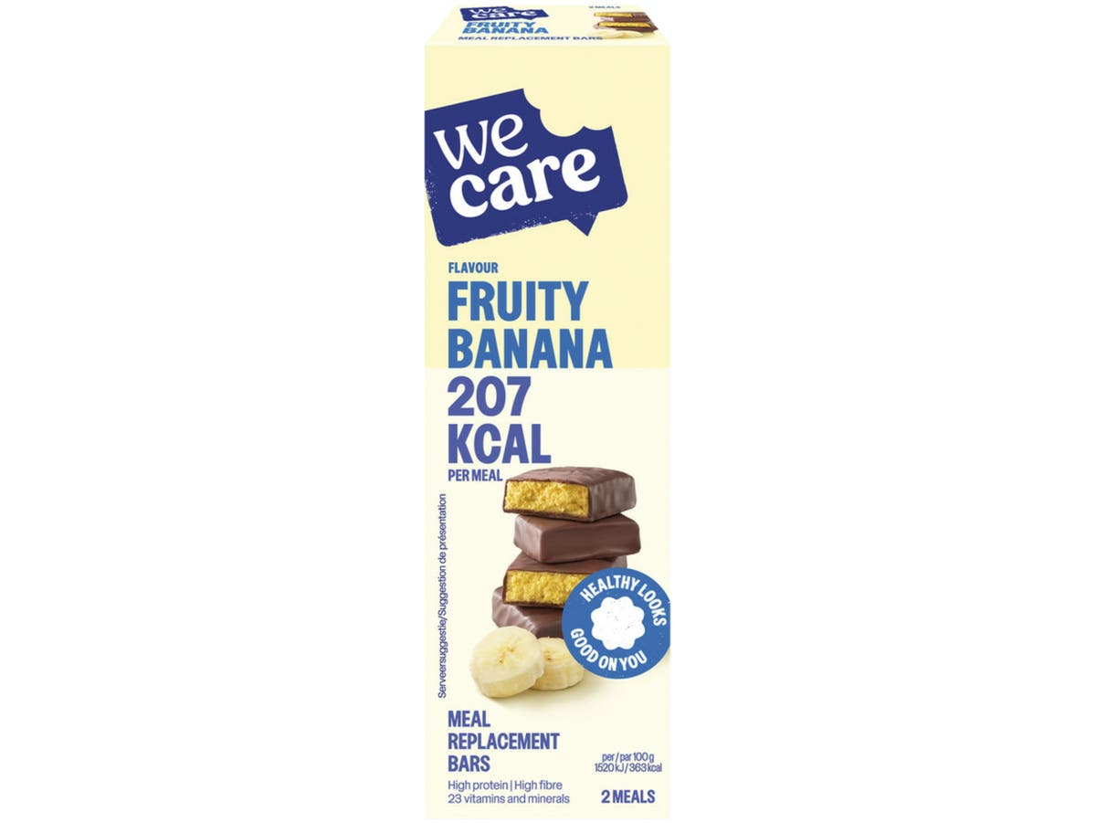 Meal replacement bar fruity banana
