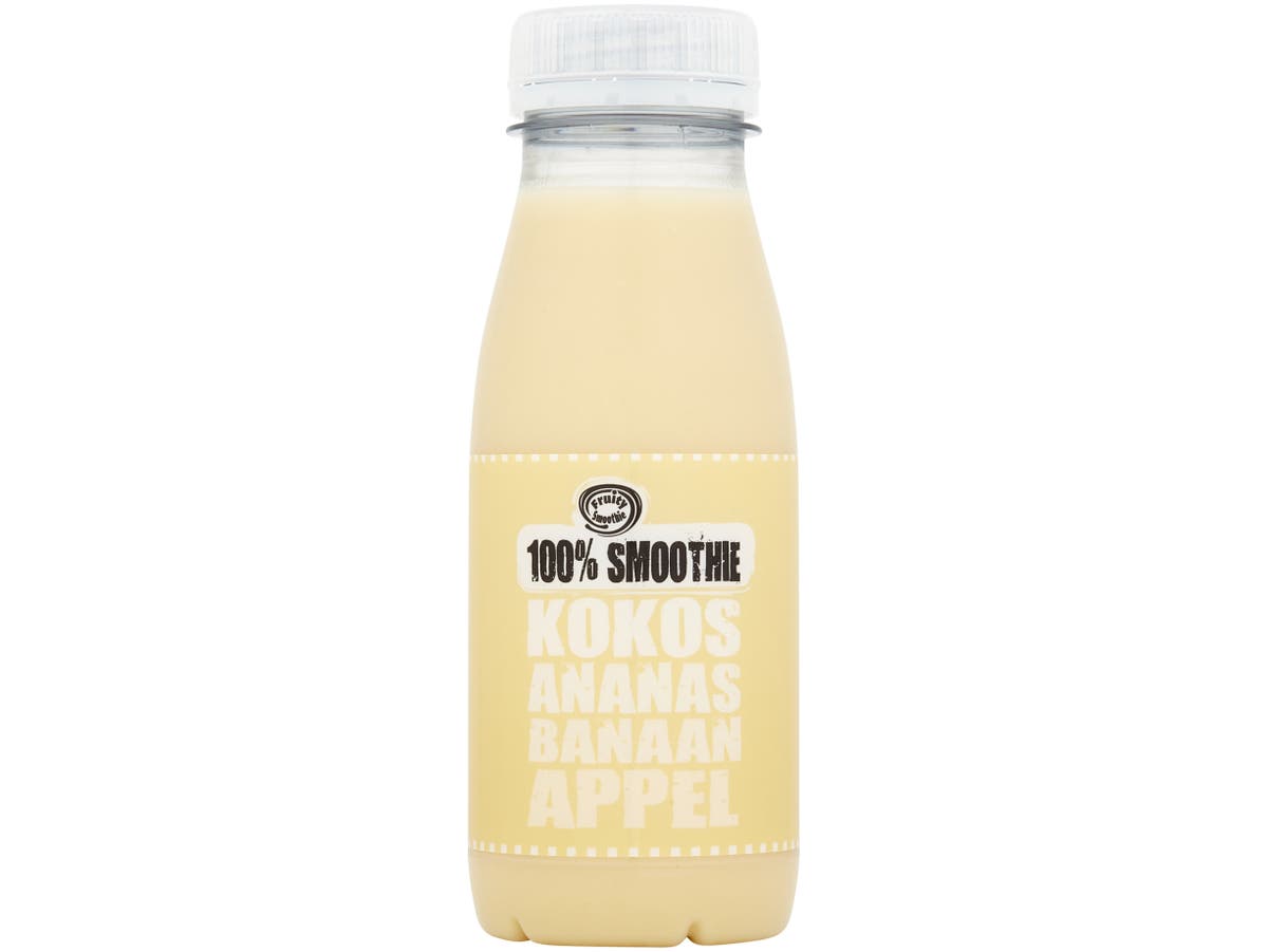 Smoothie kokos ananas banaan