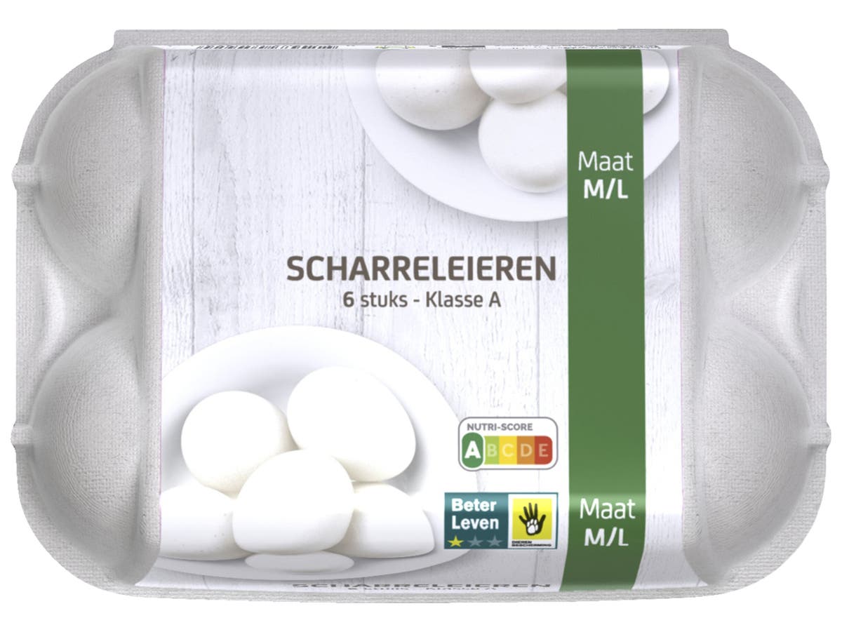 Scharreleieren wit