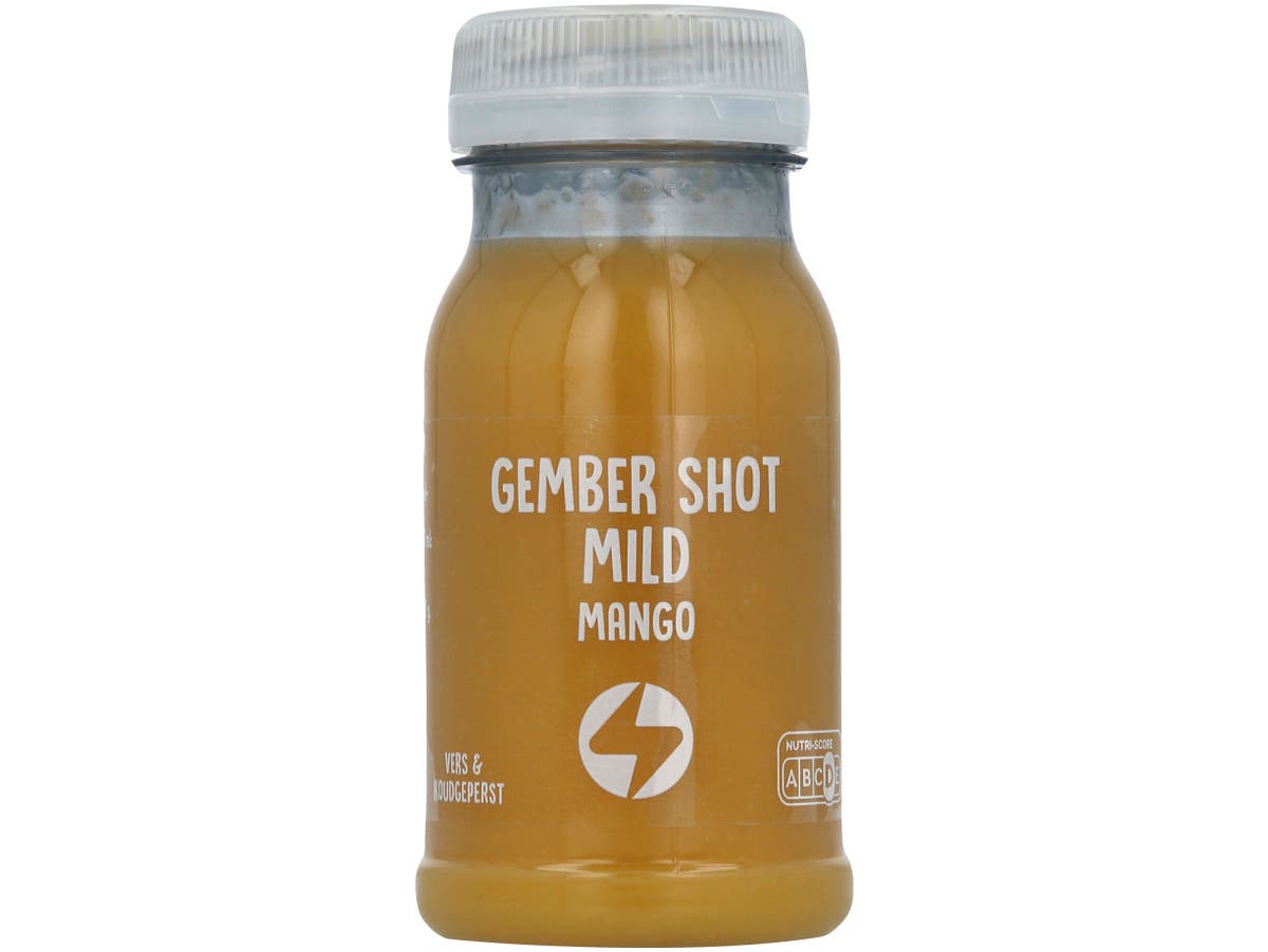 Shot mango gember sinaasappel