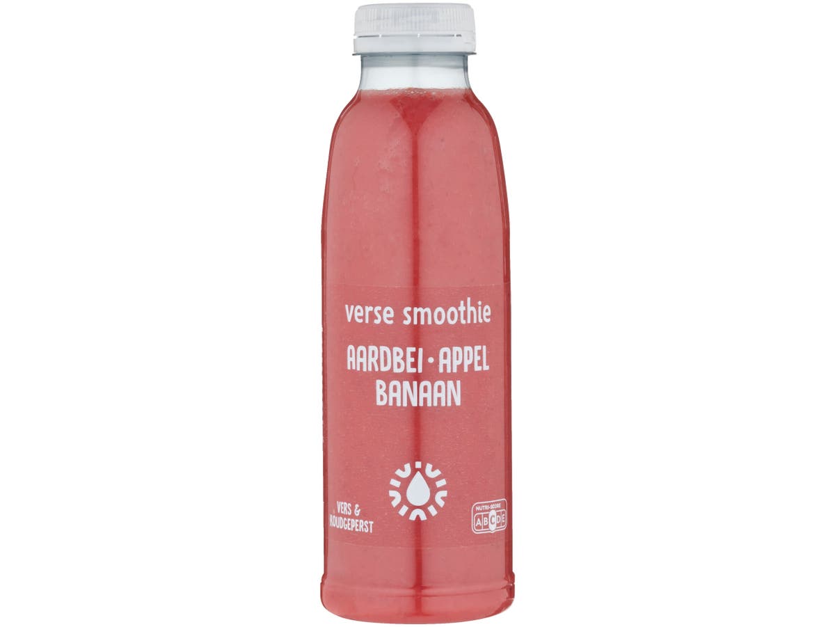 Smoothie appel aardbei