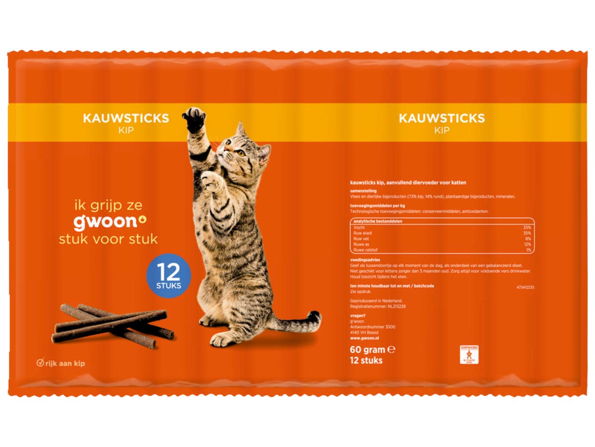 Katten kauwsticks kip Katten kauwsticks kip
