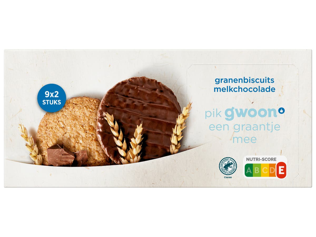 Granenbiscuit chocolade Granenbiscuit chocolade