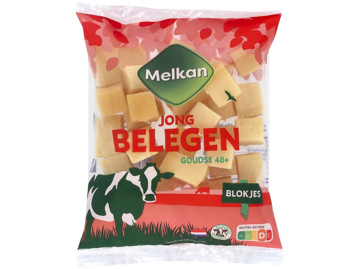 Jong belegen kaasblokjes Jong belegen kaasblokjes