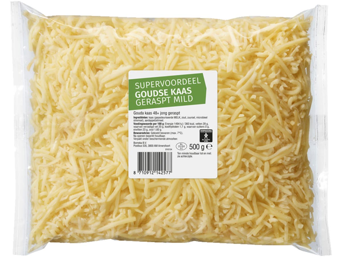 Geraspte kaas mild Geraspte kaas mild