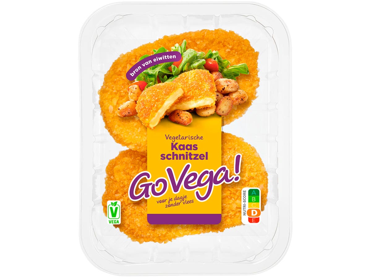 Vega kaasschnitzel Vega kaasschnitzel