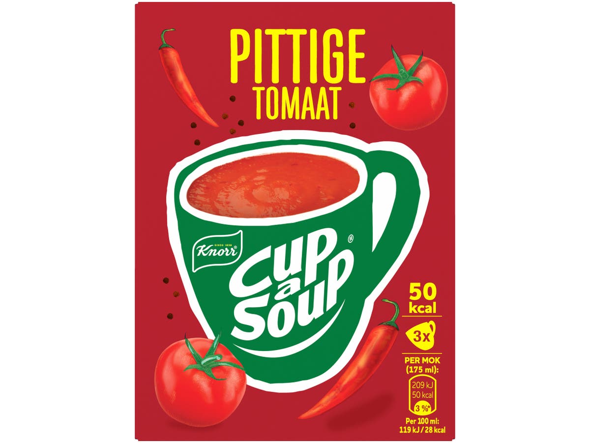 Cup a soup pittige tomaat Cup a soup pittige tomaat
