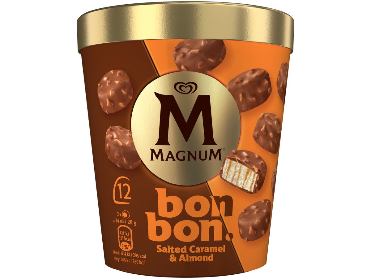 Bonbon salted caramel almond