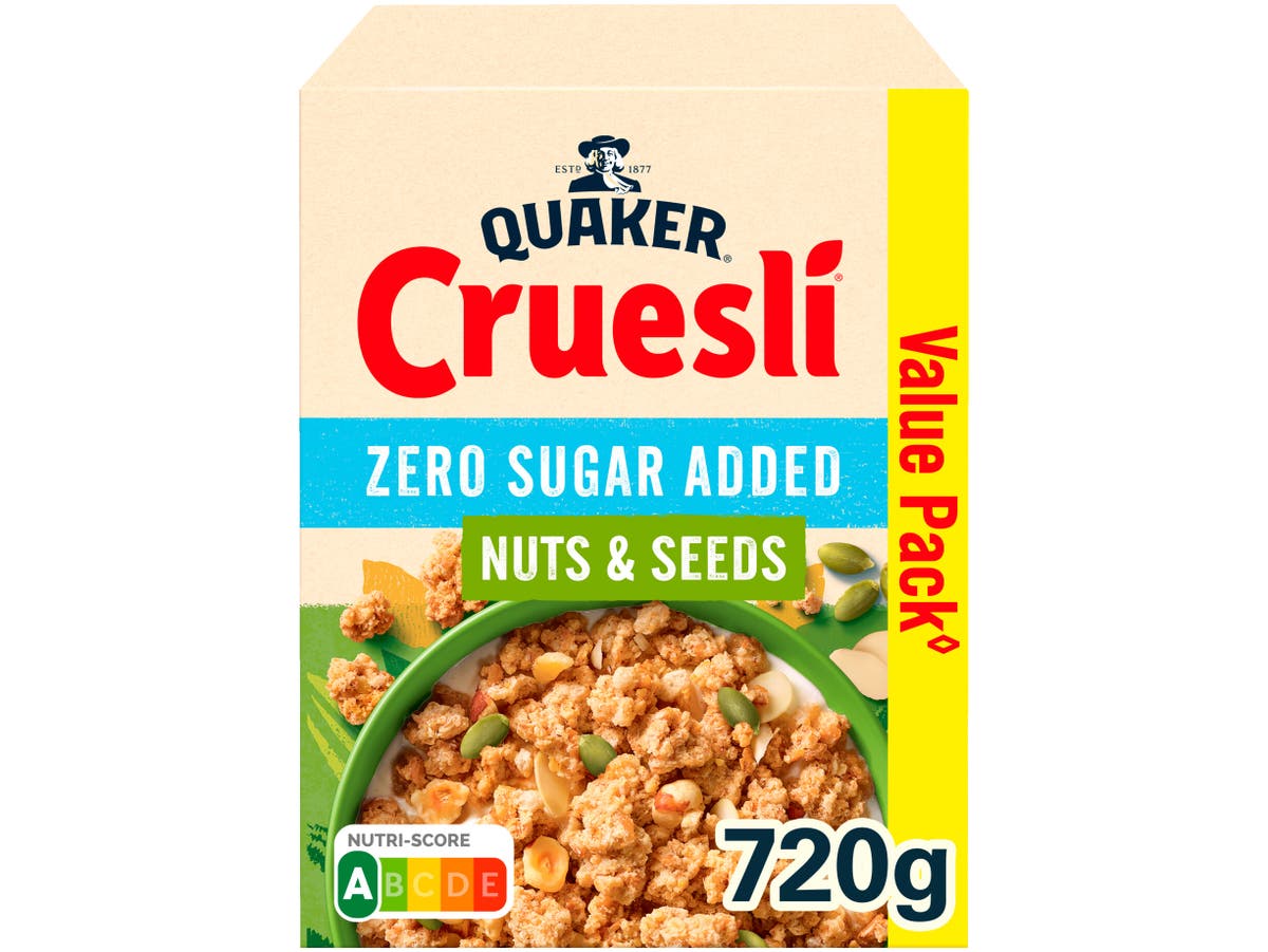 Cruesli zero sugar noten en zaden Cruesli zero sugar noten en zaden